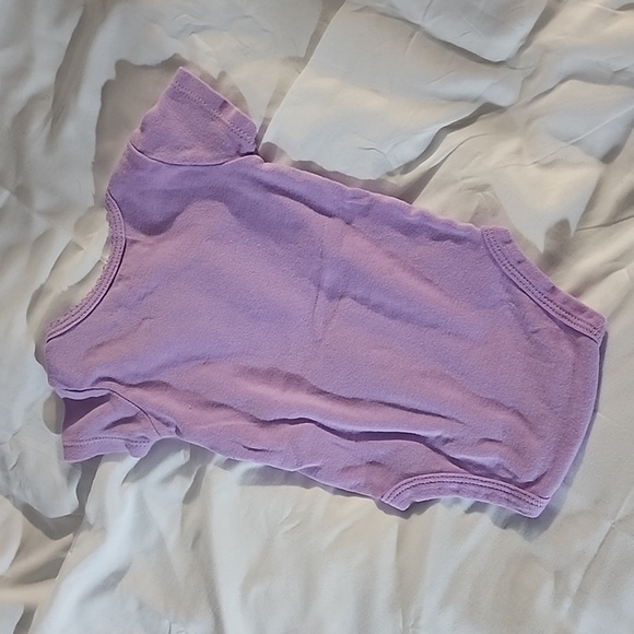 Carter's 3-month lilac purple Daddy's princess diaper shirt - Picture 3 of 3